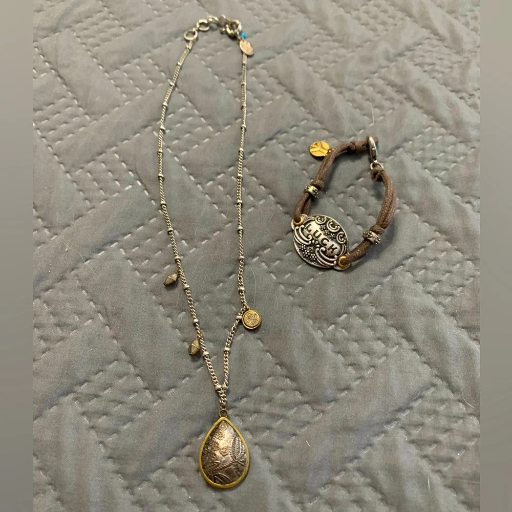 Lucky Brand Necklace and Bracelet - Picture 1 of 3